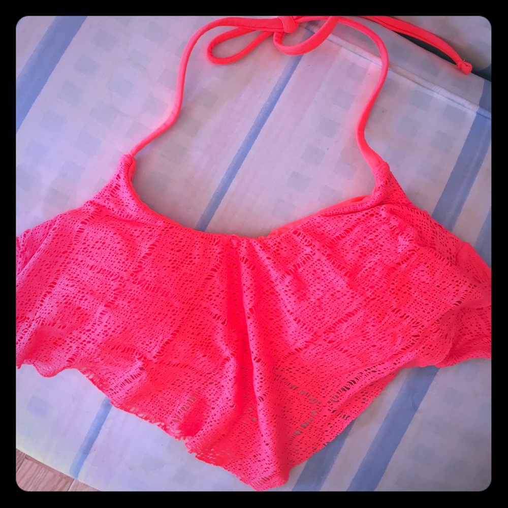 NWOT Lace Coral Bathing Suit 👙